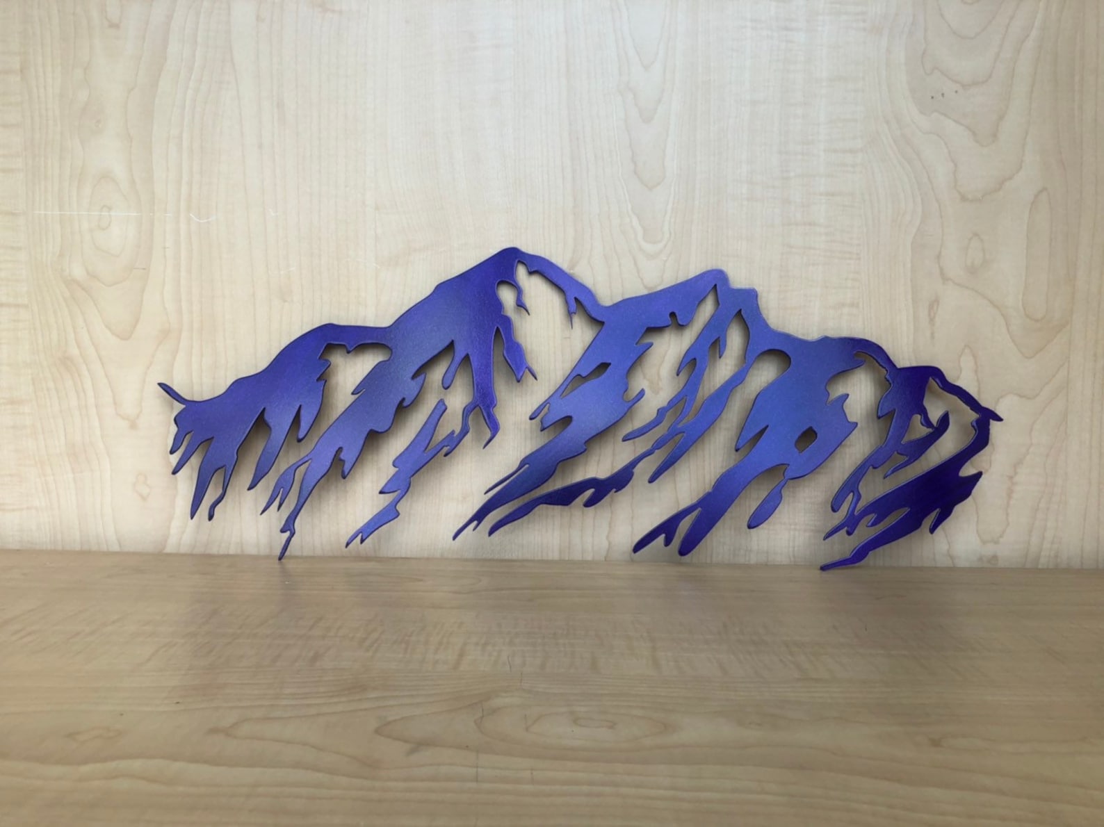 Rocky Mountain Metal Wall Art Home Decor With Powder Coat Etsy