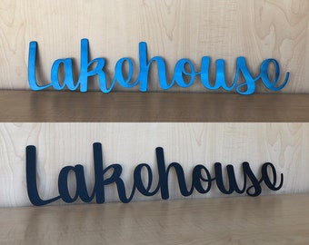 Lakehouse Metal Wall Decor