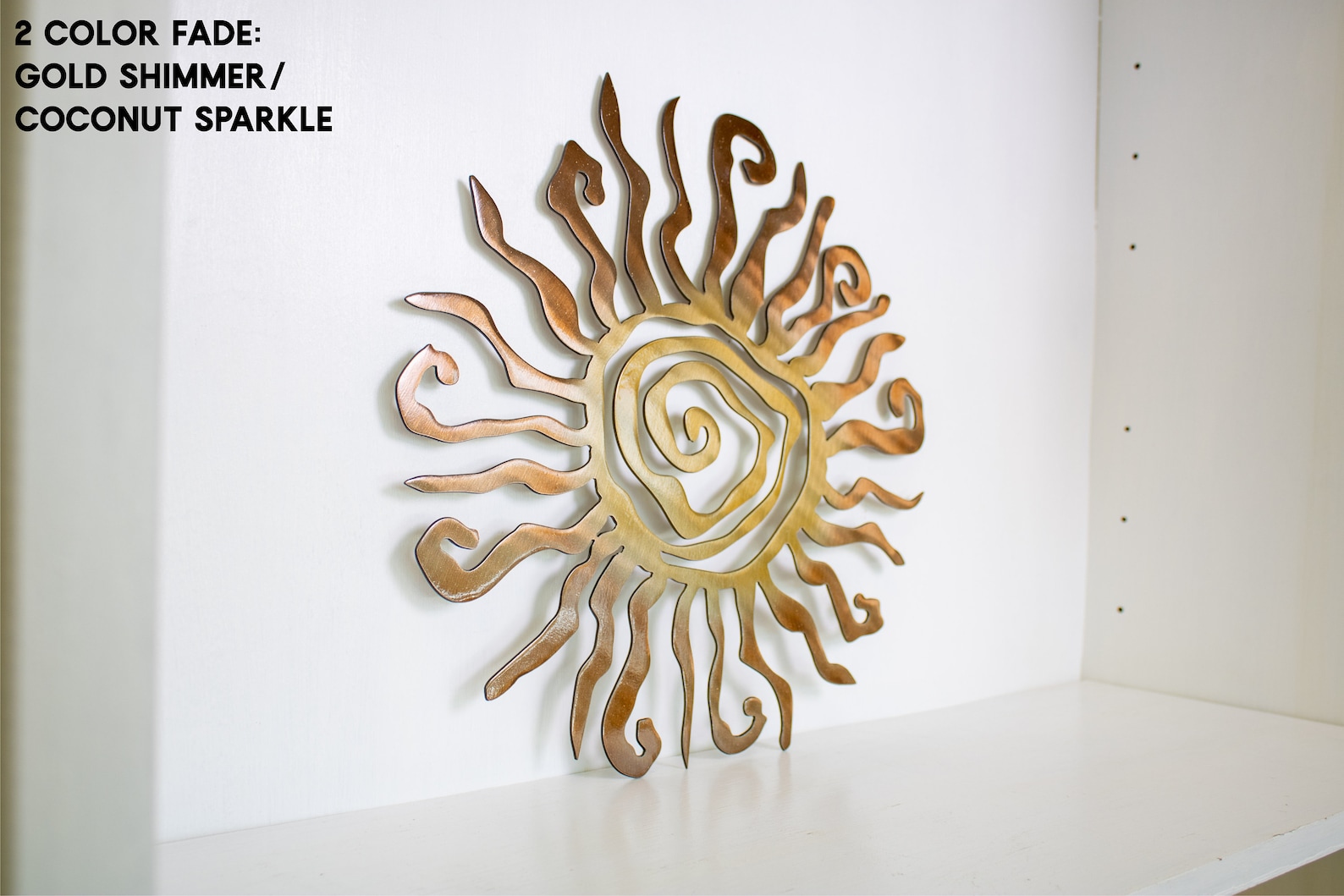 Wacky Sun Metal Wall Art Decor Metal Sign With Multicolor Etsy