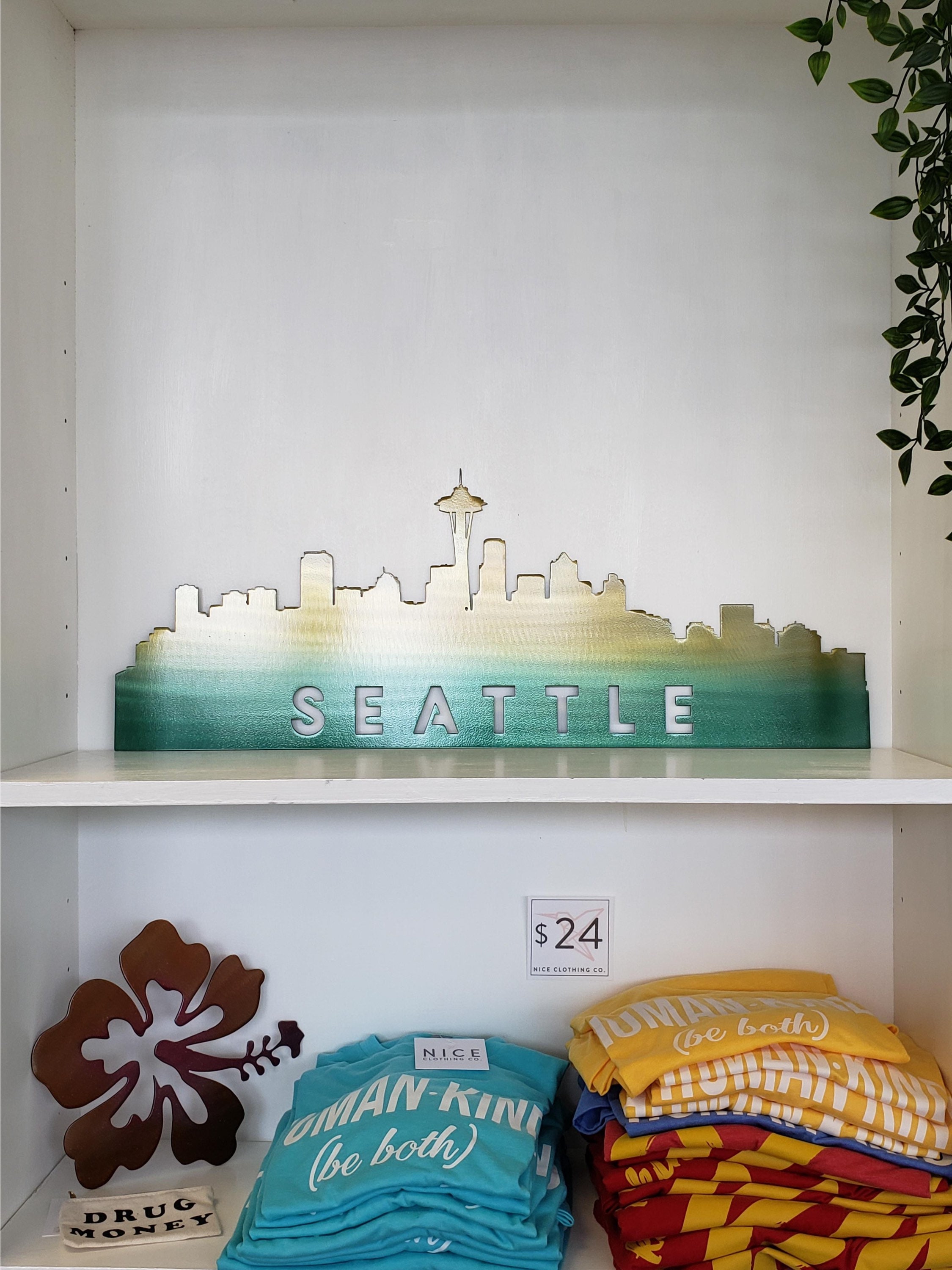 Seattle Skyline Metal Wall Art with Powder Coat Lots of Etsy