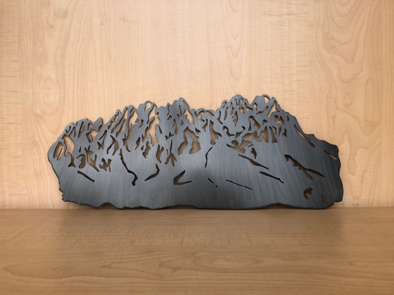 Organ Mountains Metal Wall Art with Powder Coat New Mexico Etsy Italia