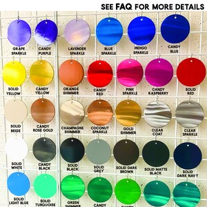 May include: A chart of powder coat colors for metal. The chart shows 36 different colors, including solid colors, candy colors, and sparkle colors. The colors are arranged in a grid, with each color represented by a circle. The chart also includes the name of each color.