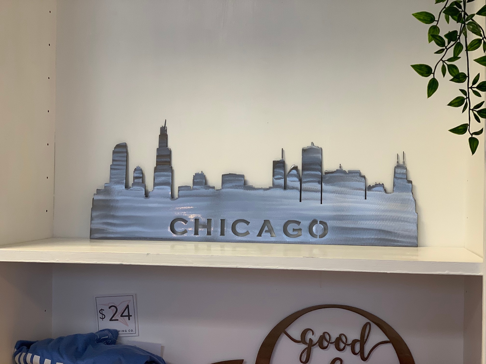 Chicago Skyline Metal Wall Art With Powder Coat 34 Color Etsy