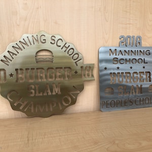 16&quot; Custom Trophy - 14ga Steel - Made to Order - Custom Made Trophies - Weatherproof, Wall Decor