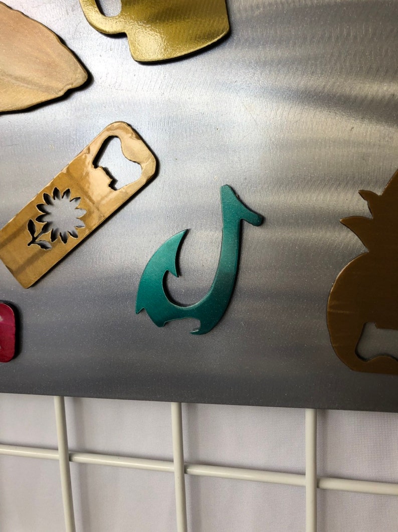 Fish Hook Bottle Opener With Powder Coat Personalized Option Etsy