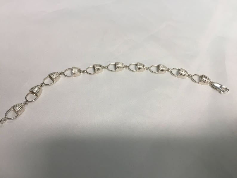 10 Pc Sterling Silver Full Nantucket Basket Bracelet Etsy