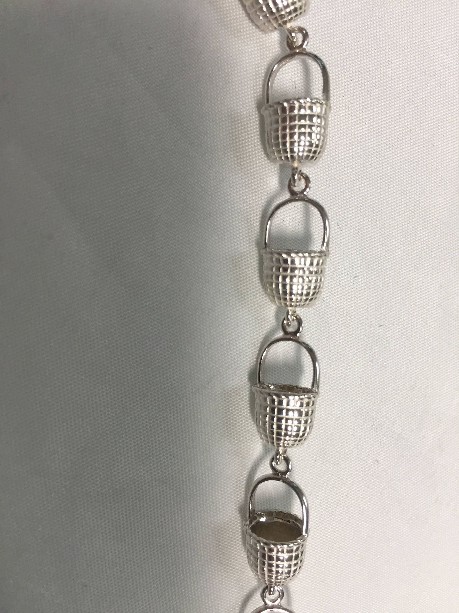 10 Pc Sterling Silver 1/2 Nantucket Basket Bracelet Etsy