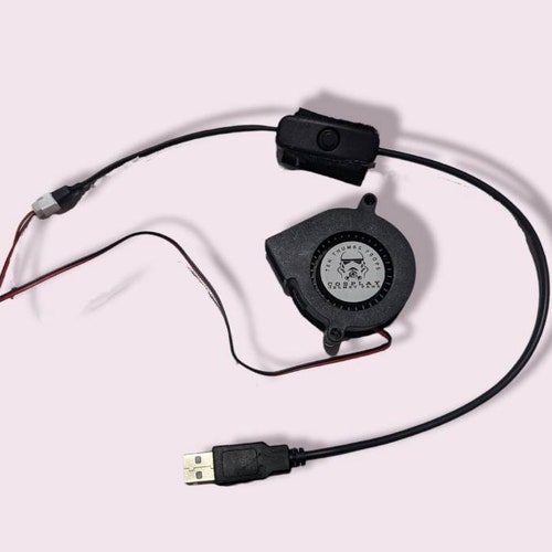 Dual Fan Usb Powered Helmet Fan Kit for Cosplay. Plug and Play Etsy
