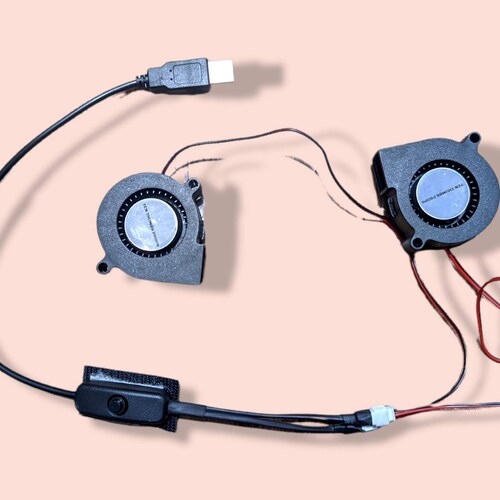 Cosplay Helmet Cooling Fan Etsy