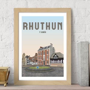 Rhuthun - Y Sgwar, Ruthin - The Square