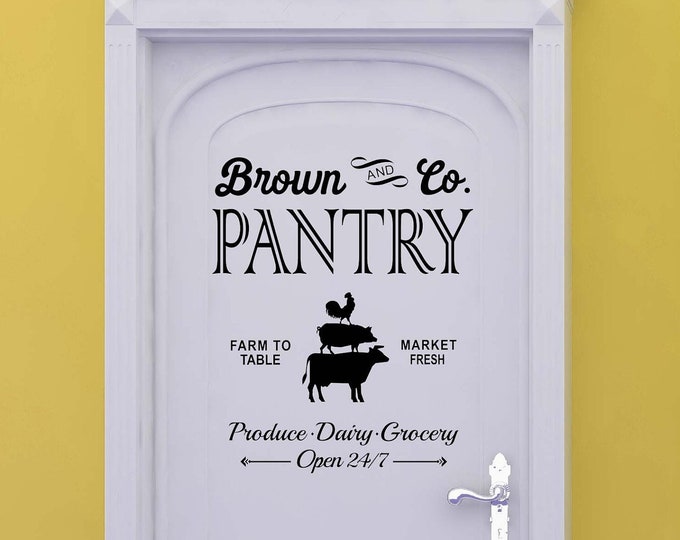 PANTRY Farm to Table Market Fresh Vinyl Wall Decal 2 by PANTRY Farm to Table Market Fresh Vinyl Wall Decal 2 by