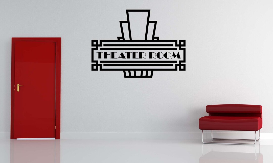Theater Room Decor, Cinema Decoration, Movie Wall Art, Media Room Sign ...