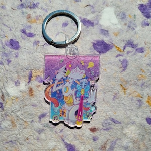 Acrylic Keychains 1 1/2x2
