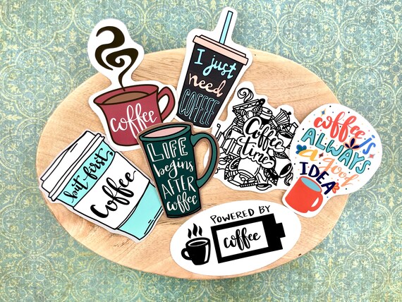 Affirmation Sticker Pack, Hand Lettered Stickers