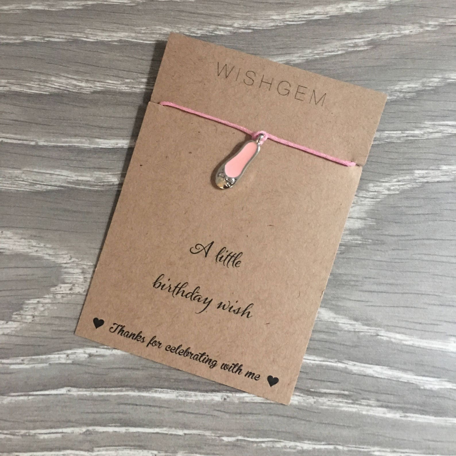 ballet birthday party favors wish bracelet, wish string, thanks for celebrating with me ballet birthday party favors wish bracelet, wish string, thanks for celebrating with me