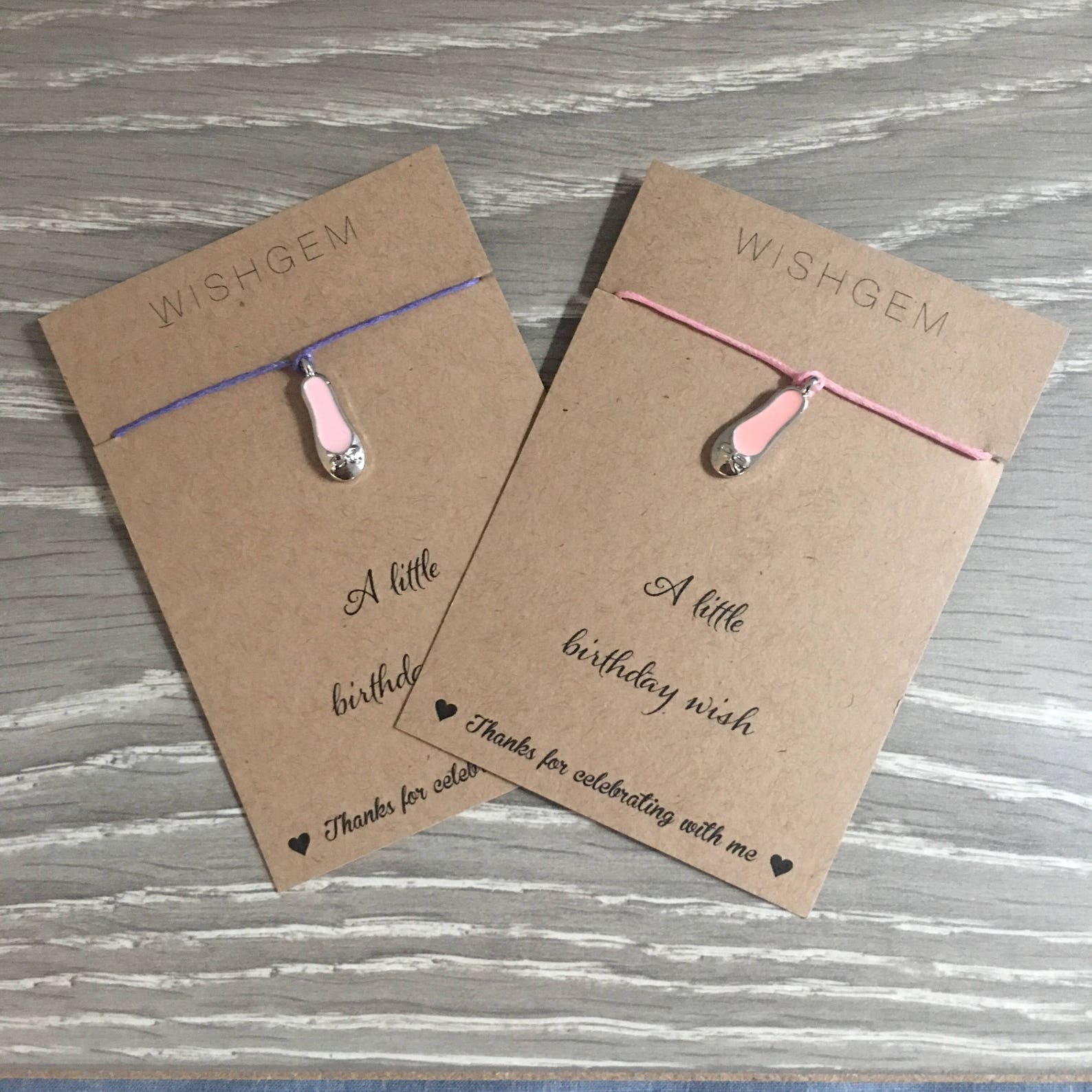 ballet birthday party favors wish bracelet, wish string, thanks for celebrating with me ballet birthday party favors wish bracelet, wish string, thanks for celebrating with me