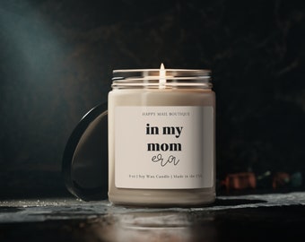 In my mom era, Mom Gift, Funny Candle Gift for Her, Mother's Day Gift, Candle for new mom, Pregnancy Gift, Pregnancy Reveal, Candle for mom