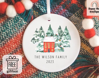 Personalized New Home Ornament, Home Ornament, Gift for Home, Our First Christmas In Our New Home Christmas Ornament, New House Ornament