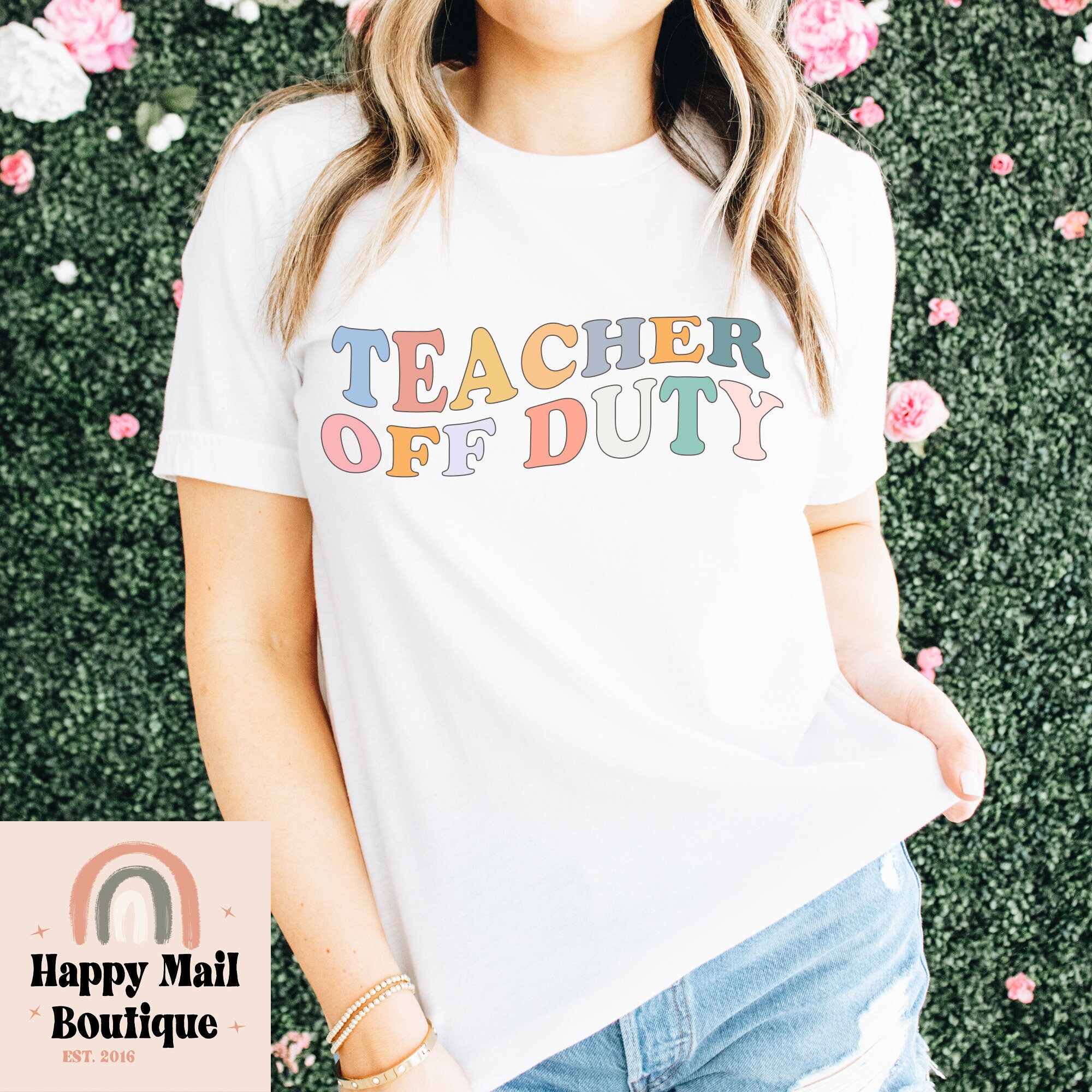 off duty teacher shirt
