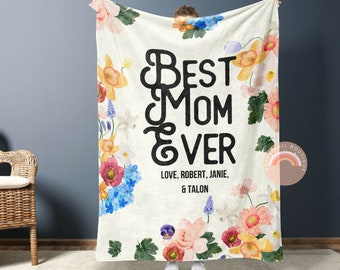 Mother’s Day Gift Personalized • Blanket for Mom Gift • Gift for Mama • Personalized Mom Blanket • Birthday Gift For Mom Present Mother
