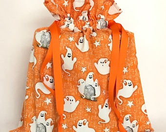 Ghostly Cute Large Fabric Gift Bag