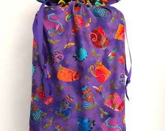 Holiday Cats Gift Bag