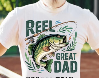 Mulinello Grande Papà PNG Festa del Papà Png Pesca Papà Sublimazione Design Scarica PNG Disegni Scarica Bass Pesca Canna Caccia All'aperto Nonno