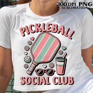 Pickleball Png Social Club Png Preppy Coquette Png Pickleball Spieler Pickleball Design Girls Club Png Trendy Shirt Design Country Club