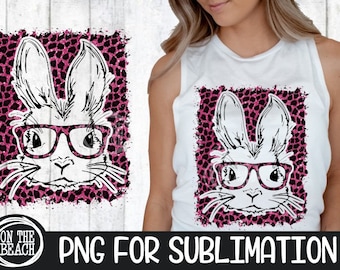 BUNNY PNG, Bunny Pink Leopard, Bunny Png, Easter Sublimation, Easter Bunny Png, Leopard Easter Bunny, Easter Bunny Pink, Easter Sublimation