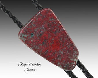Unique Stone Bolo Tie, Sonoran Sunset Bolo Tie, Handcrafted Wedding Bolo Ties, Custom Gemstone Bolo Tie Gift for Men & Women
