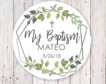 My Baptism 2" Round Label (DIGITAL FILE)