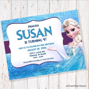 Frozen Birthday Invitation (DIGITAL FILE)