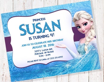 Frozen Birthday Invitation (DIGITAL FILE)
