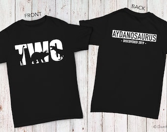 T-shirt d’anniversaire de dinosaure, T-shirt d’anniversaire Dino, chemise d’anniversaire personnalisée, t-shirt d’anniversaire de dinosaure, t-shirt d’âge de dinosaure