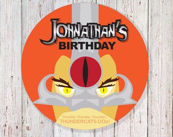 Thundercats Birthday - 2" Round Labels (DIGITAL FILE)