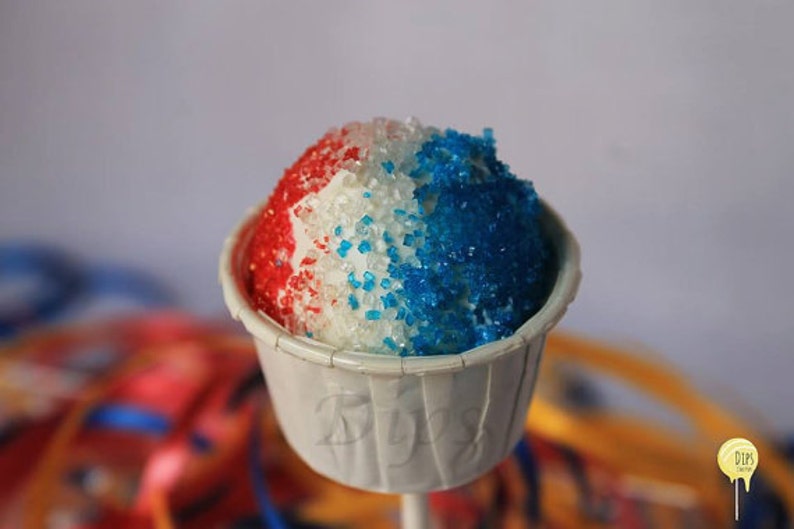 Snow Cone Cake Pops Etsy