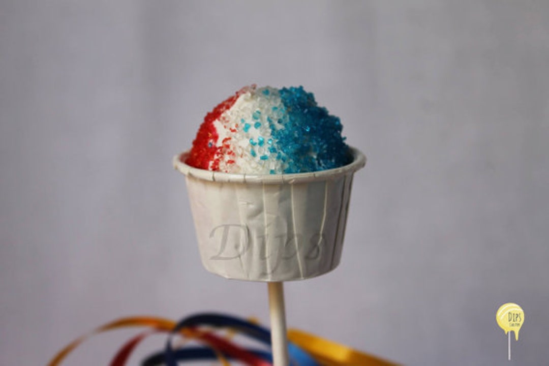 Snow Cone Cake Pops Cake Pop Dessert Table Bbq Party Etsy