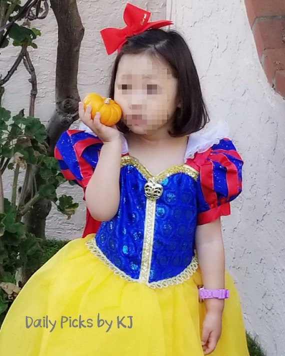 Snow White Style Big Bow Hair Clip Metal Alligator - Main Image