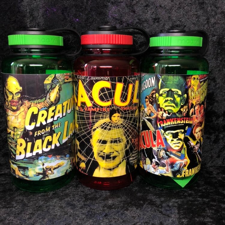 Monster Poster Water Bottle