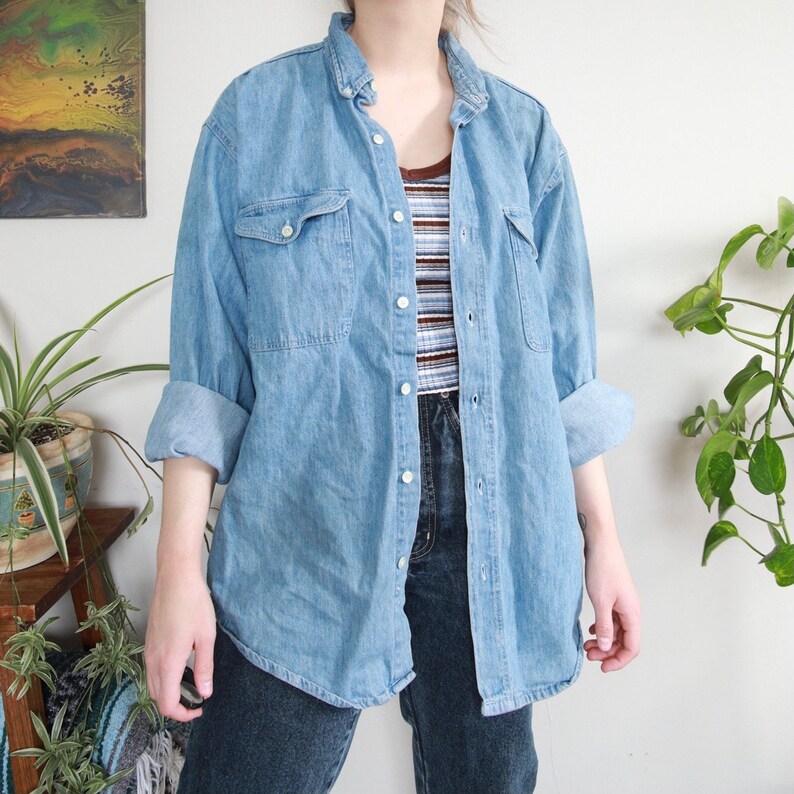 Denim Button Up