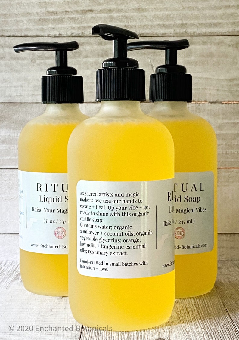 RITUAL Liquid Hand Soap 8 oz. Organic Etsy