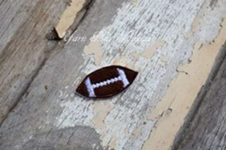 Football feltie embroidery design 3 sizes  etsy Football feltie embroidery design 3 sizes  etsy