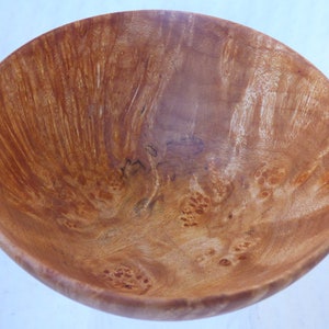 Maple Burl Bowl wood turned