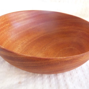 Mahogany Bowl Wood Turned