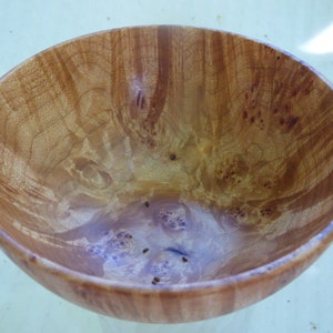 Maple Burl Bowl Wood Turned