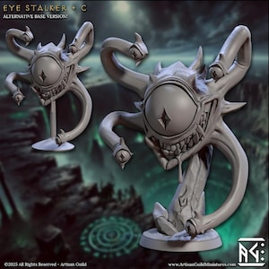 Creepy Spectator or Oversized Gazer C, Sized Medium for Dungeons and Dragons 5e