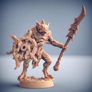 Death Tide Fish Person B- Sized for Dungeons and Dragons 5e