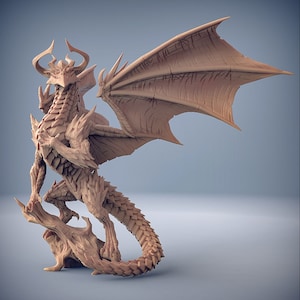 Kromatur the Elder, Ancient Dragon, Sized Gargantuan (101mm) for DnD 5e