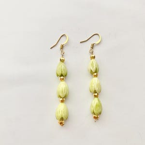 Jade Pikake Dangly Earrings