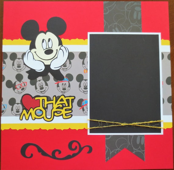 Disney Scrapbook Album 12x12 Designed To Order Just The Etsy
